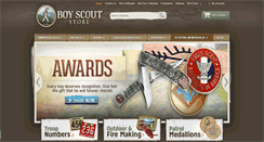 Desktop Screenshot of boyscoutstore.com